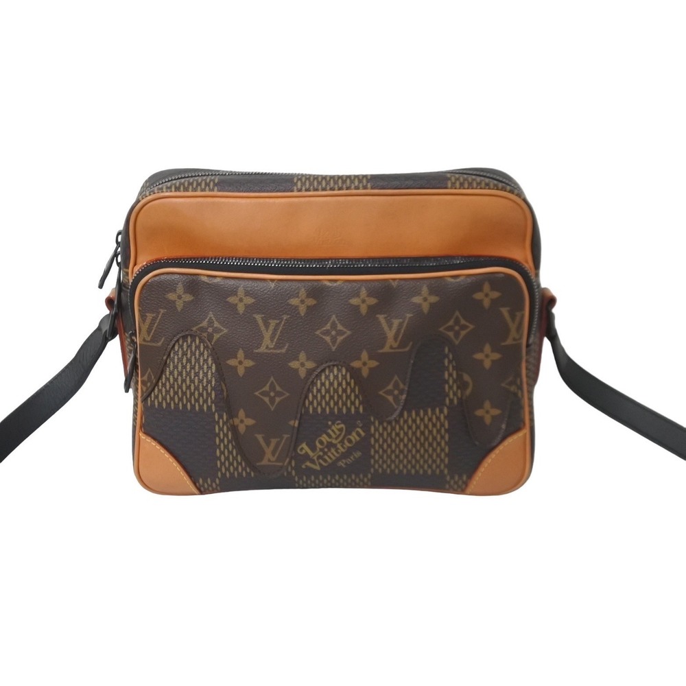 Louis Vuitton Damier NIGO Shoulder Bag Nile Giant Messenger Brown